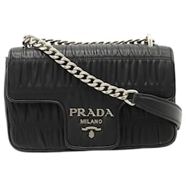 Prada-Gauffré Prada Nappa-Negro