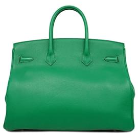 Hermès-HERMES BIRKIN 35-Verde