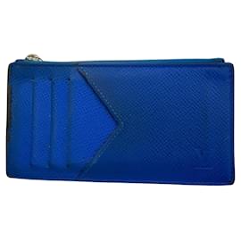 Louis Vuitton-Louis Vuitton Porte-monnaie et porte- carte-Bleu