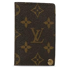 Louis Vuitton-Louis Vuitton Porte carte de visite-Brown