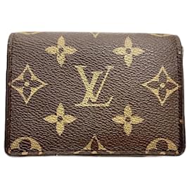 Louis Vuitton-Louis Vuitton Porte carte credit bifold-Brown