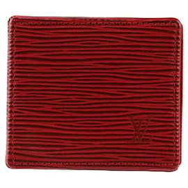 Louis Vuitton-Louis Vuitton Porte monnaie boîte-Red