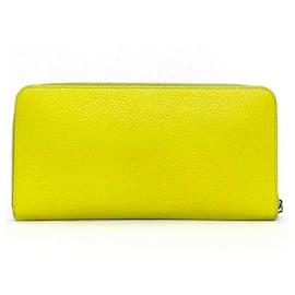 Loewe-Loewe Zip Around Wallet-Yellow