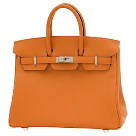 Hermès-Hermès Birkin 25-Orange