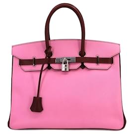 Hermès-HERMES BIRKIN 25-Pink