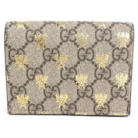 Gucci-Gucci Portefeuille animalier-Brown