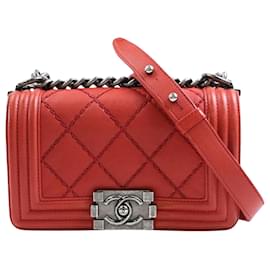 Chanel-Chanel Boy-Rosso