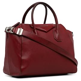 Givenchy-Bolso satchel Antigona mediano de Givenchy burdeos-Burdeos