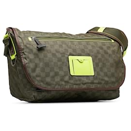 Louis Vuitton-Grüne Louis Vuitton Damier Challenge Messenger Bag-Grün