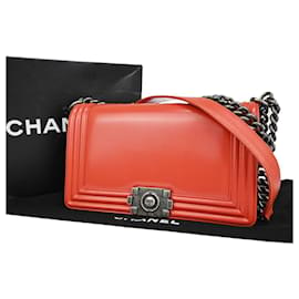 Chanel-Chanel Boy-Red