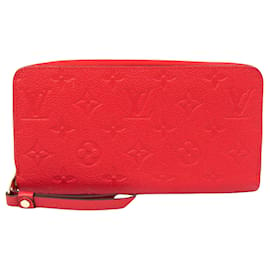 Louis Vuitton-Portafoglio Zippy Louis Vuitton-Rosso