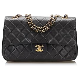 Chanel-CHANEL BolsasLinho-Preto