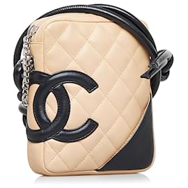 Chanel-CHANEL HandbagsLeather-Brown