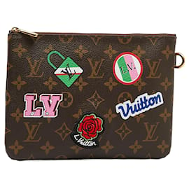 Louis Vuitton-LOUIS VUITTON PochettePelle-Marrone