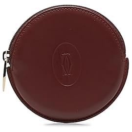 Cartier-CARTIER Clutch bagsLeather-Red