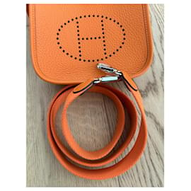 Hermès-Hermès Evelyne Mini, nuevo-Naranja