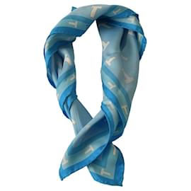 Tod's-Silk scarves-Blue