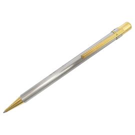 CARTIER PENNA A SFERA MUST TRINITY II PENNA A SFERA IN METALLO ARGENTO E PIASTRA ORO Argento