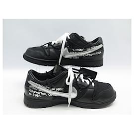 Nike-NEW NIKE DUNK LOW OFF-WHITE SHOES LOT 50 DJ0950 11 45 NEW SNEAKERS SHOES-Black