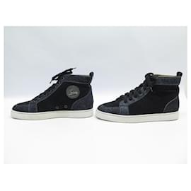 Christian Louboutin-CHRISTIAN LOUBOUTIN LOUIS SHOES 42 SNEAKERS SUEDE LEATHER SHOES-Other