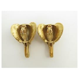 Christian Dior-VINTAGE CHRISTIAN DIOR ELEPHANTS BROOCH GOLD METAL CLIPS FOR SHOE CHARMS-Golden