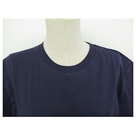 Hermès-VESTIDO CAMISETA HERMES MAXI CANOA AZUL MARINO TALLA M 40 Vestido-Azul marino