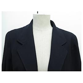 Chanel-VINTAGE CHANEL JACKET WITH CC LOGO BUTTONS M 40 NAVY BLUE NAVY BLUE JACKET-Navy blue
