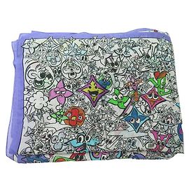 ETOLE LOUIS VUITTON MONOGRAM COMIC MULTICOLOR M78241 130X200CM SOIE SHAWL SCARF Multicolore