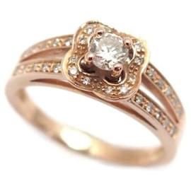 Mauboussin-ANILLO CHANCE OF LOVE N SOLITARIO MAUBOUSSIN2 T 51 ANILLO ORO ROSA Y DIAMANTES-Dorado