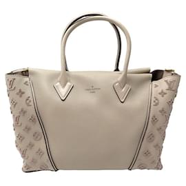 Louis Vuitton-NEW VUITTON CABAS W TOTE PM HANDBAG CALF CASHMERE LEATHER TAUPE HAND BAG-Taupe