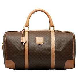 Céline Celine Macadam Duffle Bag Bolsa de viagem de lona em bom estado Outro