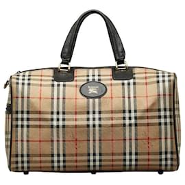 Burberry-Haymarket Check Canvas Travel Bag-Other