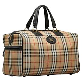 Autre Marque-Haymarket Check Canvas Travel Bag-Other