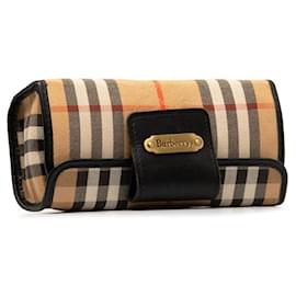 Burberry-Haymarket Check Canvas Cosmetic Pouch-Other