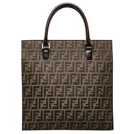 Fendi-Zucca Canvas Tote Handle Bag-Other