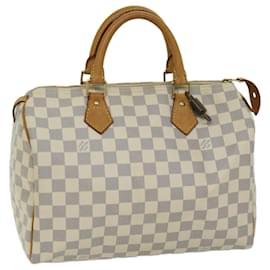 Louis Vuitton-Louis Vuitton Damier Azur Speedy 30 Handtasche N.41533 LV Auth 66905-Andere