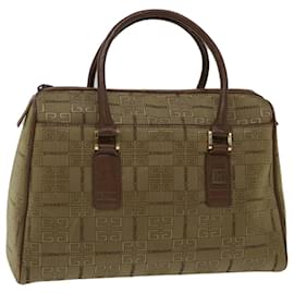 Givenchy-GIVENCHY Bolsa de mão em lona bege Auth 67114-Bege