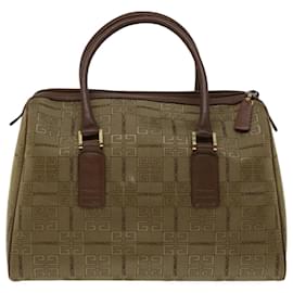 Givenchy-GIVENCHY Bolso de mano Lona Beige Auth 67114-Beige