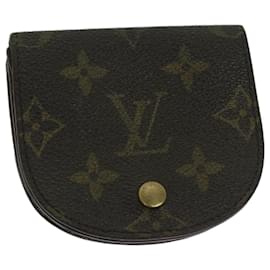 Louis Vuitton-LOUIS VUITTON Porte Monnaie Guze Geldbörse mit Monogramm M61970 LV Auth th4584-Monogramm