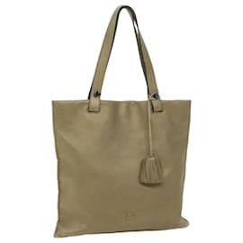 Loewe-LOEWE Anagramm Tote Bag Leder Gold Auth bs12259-Golden