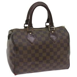Louis Vuitton-LOUIS VUITTON Damier Ebene Speedy 25 Hand Bag N41532 LV Auth 66792-Other