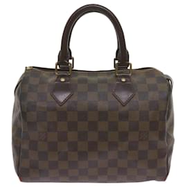 Louis Vuitton-LOUIS VUITTON Damier Ebene Speedy 25 Hand Bag N41532 LV Auth 66792-Other