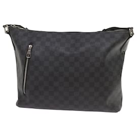 Louis Vuitton-LOUIS VUITTON Damier Graphite Mick MM Shoulder Bag N41106 LV Auth bs12098-Other