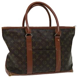 Louis Vuitton-LOUIS VUITTON Monogram Sac Weekend PM Tote Bag M42425 Auth LV 67099-Monogramme