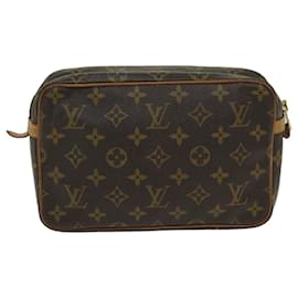 Louis Vuitton-Louis Vuitton Monogram Compiegne 23 Clutch Bag M51847 LV Auth yk10760-Monogram