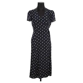 SéZane-Silk dress-Blue