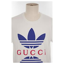 Gucci-Baumwoll-T-Shirt-Weiß
