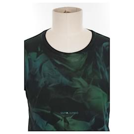 Saint Laurent-cotton tee-Green