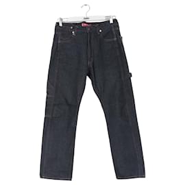 Levi's-Straight cotton jeans-Blue