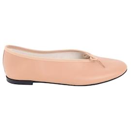 Repetto-Leather ballet flats-Beige